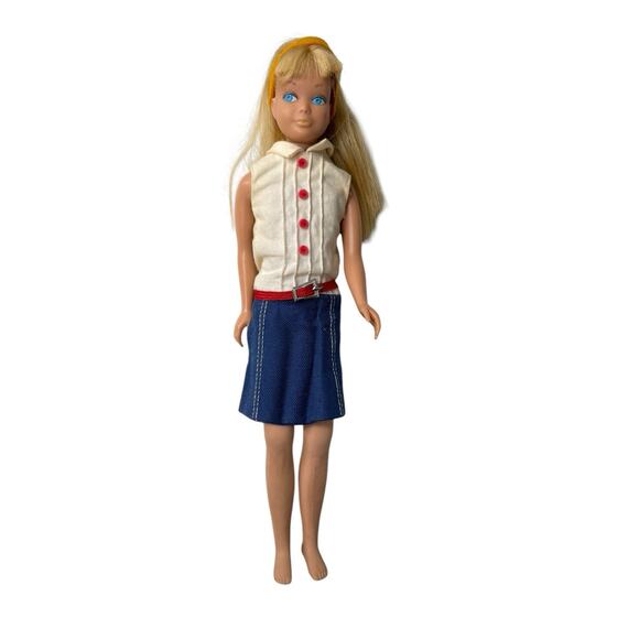 Vintage 1963 Mattel Skipper Doll Bendable Knees Blond Hair